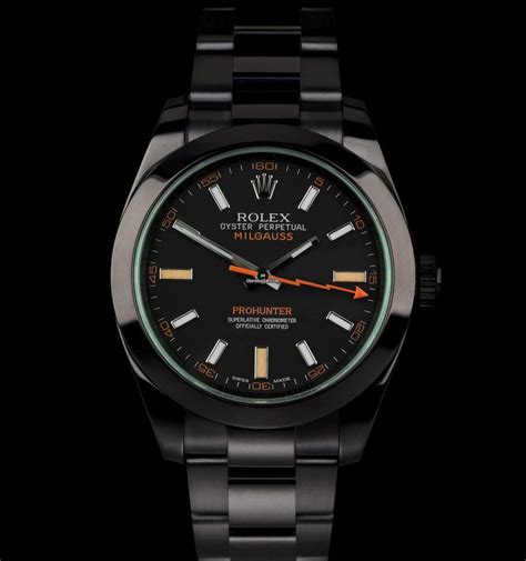 rolex milgauss pro hunter|rolex milgauss models.